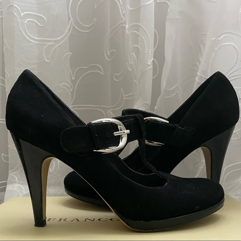 Franco Sarto | Black Suede | Nalia | 6.5 Med